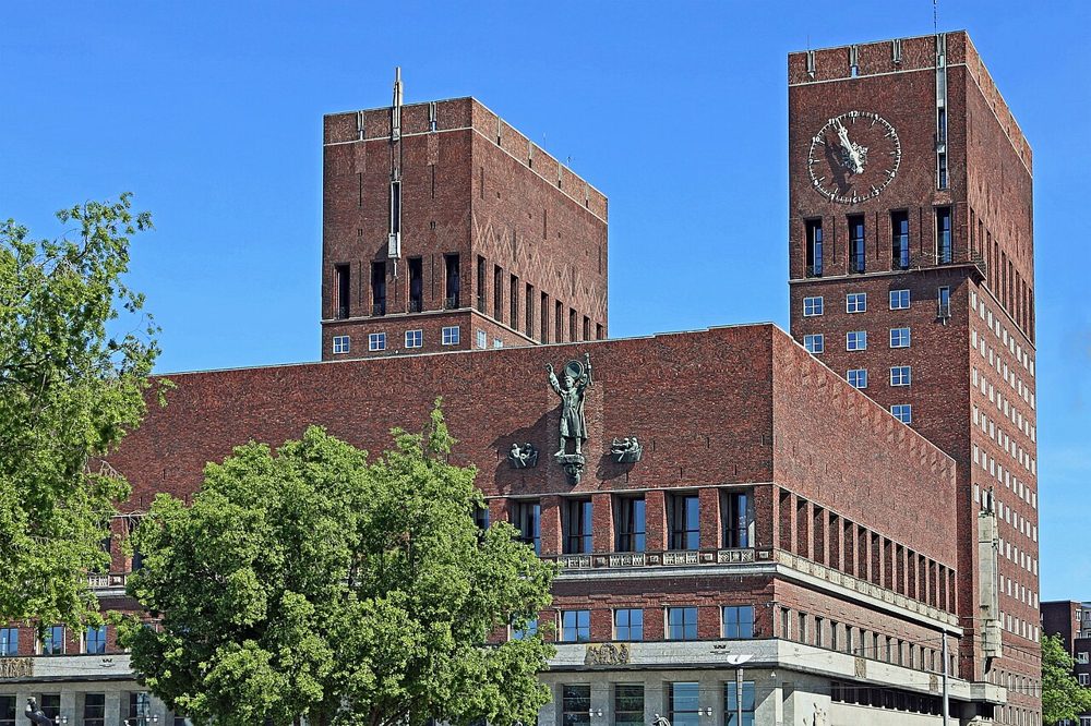 South-east view with clock tower